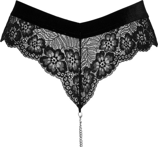 Sales werp een blik op een mooie slip voor dames met hoge of lage