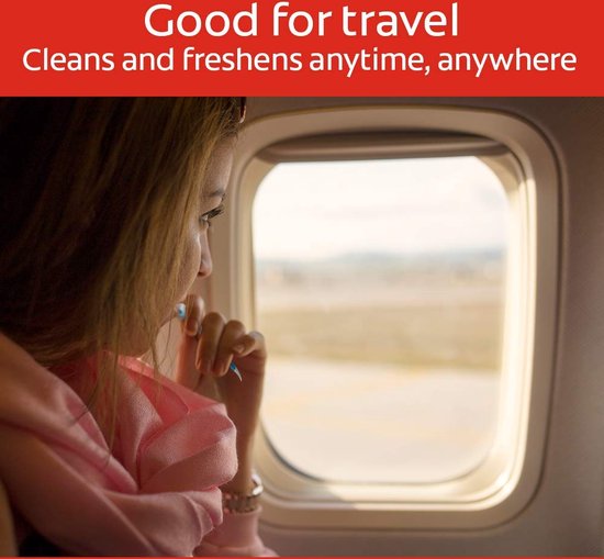 Colgate Max Fresh Wisp Mini brosses à dents de voyage jetables, menthe poivrée, 24 pièces