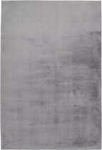 Zacht Hoogpolig Vloerkleed | Tapijt | Paradise | Zilver | 80x150 cm