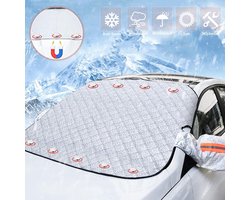 Ongevriesde Voorruithoes Auto Universeel met 9 Magneten - Winter & Zomer Bescherming