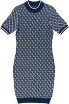 Guess SS Lise 4g Logo Sweater Dress Dames - Cave Blue and Pearl - Maat XS