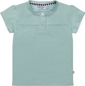 Dirkje-Meisjes T-shirt ls-Smokey aqua