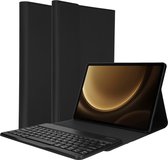 Accezz QWERTY Bluetooth Keyboard Bookcase Geschikt voor de Samsung Galaxy Tab S9 FE Plus