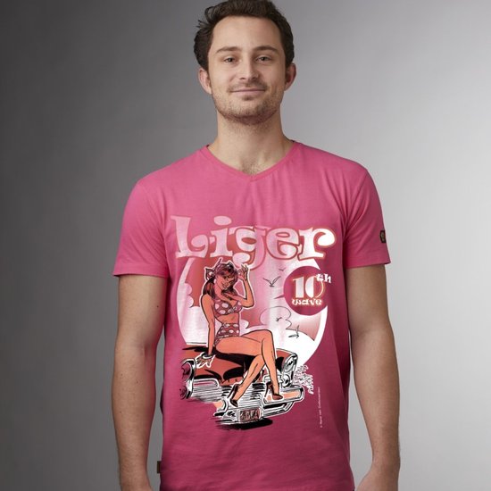 LIGER - Limited Edition van 360 stuks - Hans van Oudenaarden - Pin Up - T-Shirt
