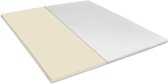 Tuur Mono Topper 100x200cm 100% latex naturel - confort hôtelier - 120 nuits de sommeil d'essai
