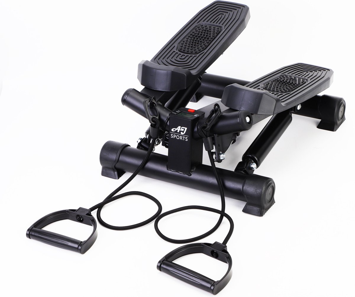 AJ-Sports Stepper - Stepper Fitness - Mini Stepper - Traploper - Aerobic Step - Crossfit - Fitness - Met Computer en Wee...