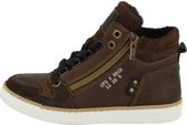 Bullboxer Agm531 Hoge sneakers - Leren Sneaker - Jongens - Bruin - Maat 39