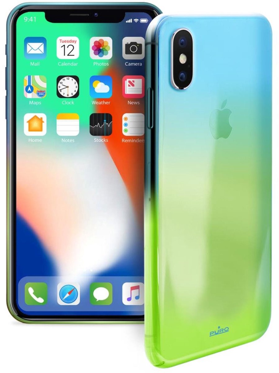 Puro zadnÃ­ kryt "Hologram" pro Apple iPhone X, svÃ¬