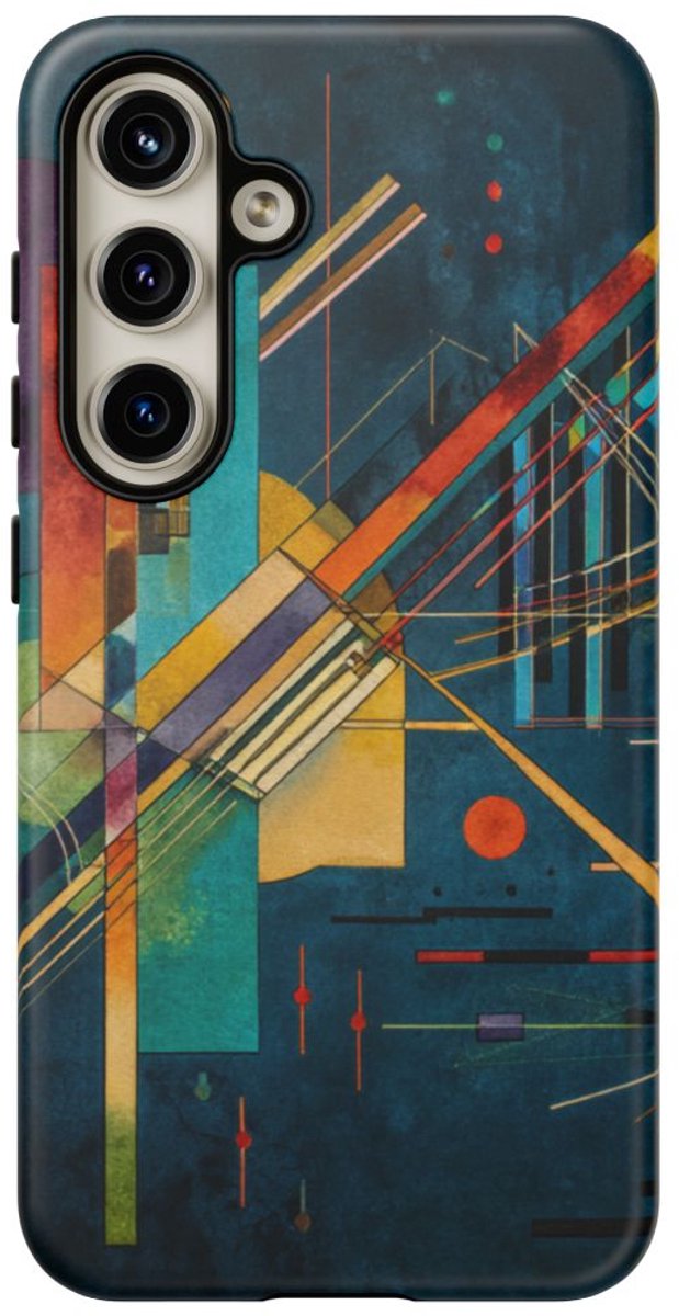 Abstracte Geometrische Kunst – Telefoonhoesje Geschikt voor Galaxy S24