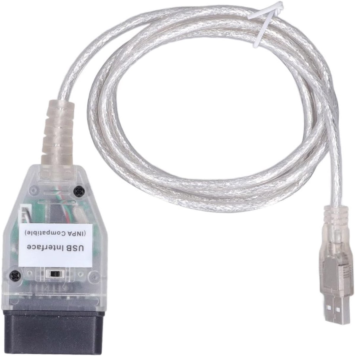 Diagnose Tool Kabel K+DCAN - Auto Diagnose OBD2 USB Kabel Interface met Schakelaar Vervanging voor Serie 1 E81 E82 E83 E87 E88 2004-2011
