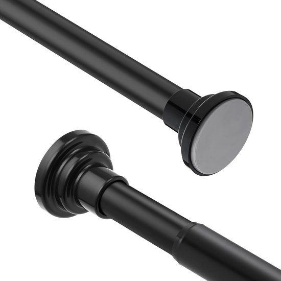 Tringle à rideau de douche télescopique - solide et durable - 1 pièce - acier inoxydable - 138-163 cm