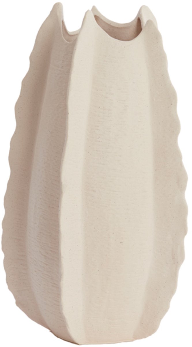 Vaas Kelapa Keramiek, 53cm - Crème