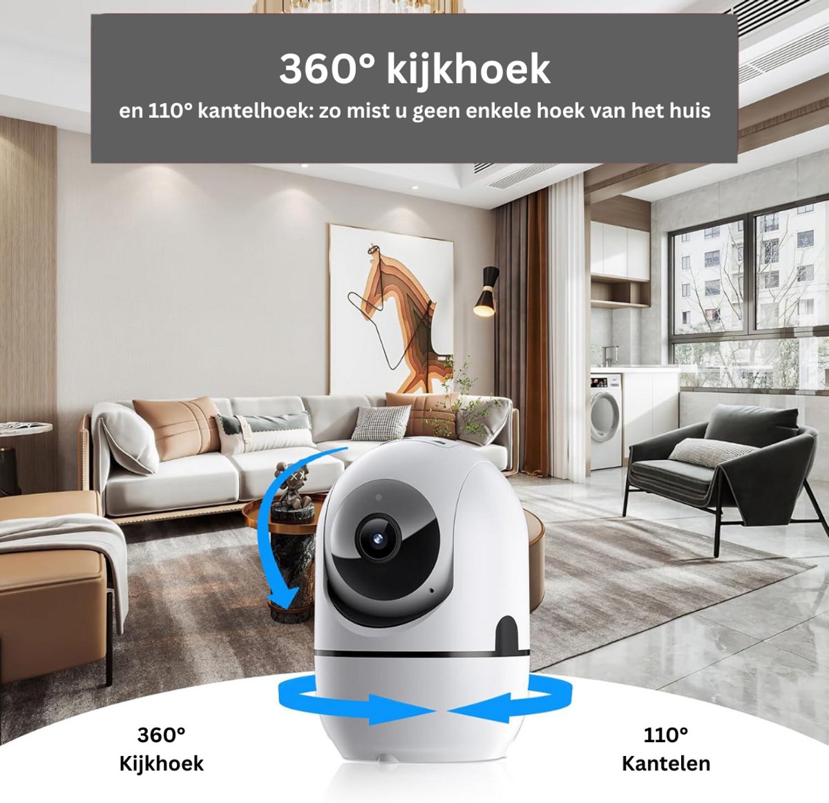 Deurbellen met Camera Draadloze Video Deurbel Full HD - afbeelding 3