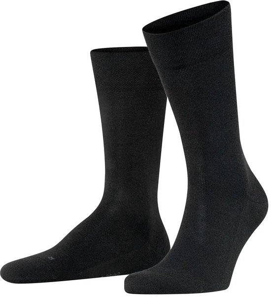 FALKE Sensitive London met comfort tailleband katoen sokken heren blauw - maat 39-42