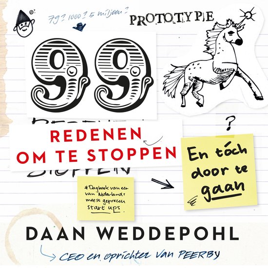 99 redenen om te stoppen, en tóch door te gaan - cover