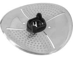 Allecto Plus - Kookmachine messenafdekking van roestvrij staal voor Vorwerk Thermomix TM5 TM6 TM31 - Bescherming - Keuken accessoire
