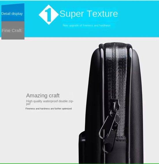 Support de téléphone pour vélo, étanche, universel, adapté aux téléphones jusqu'à 16,5 cm (6,5 pouces), Fietshouder sur le volant support de téléphone moto