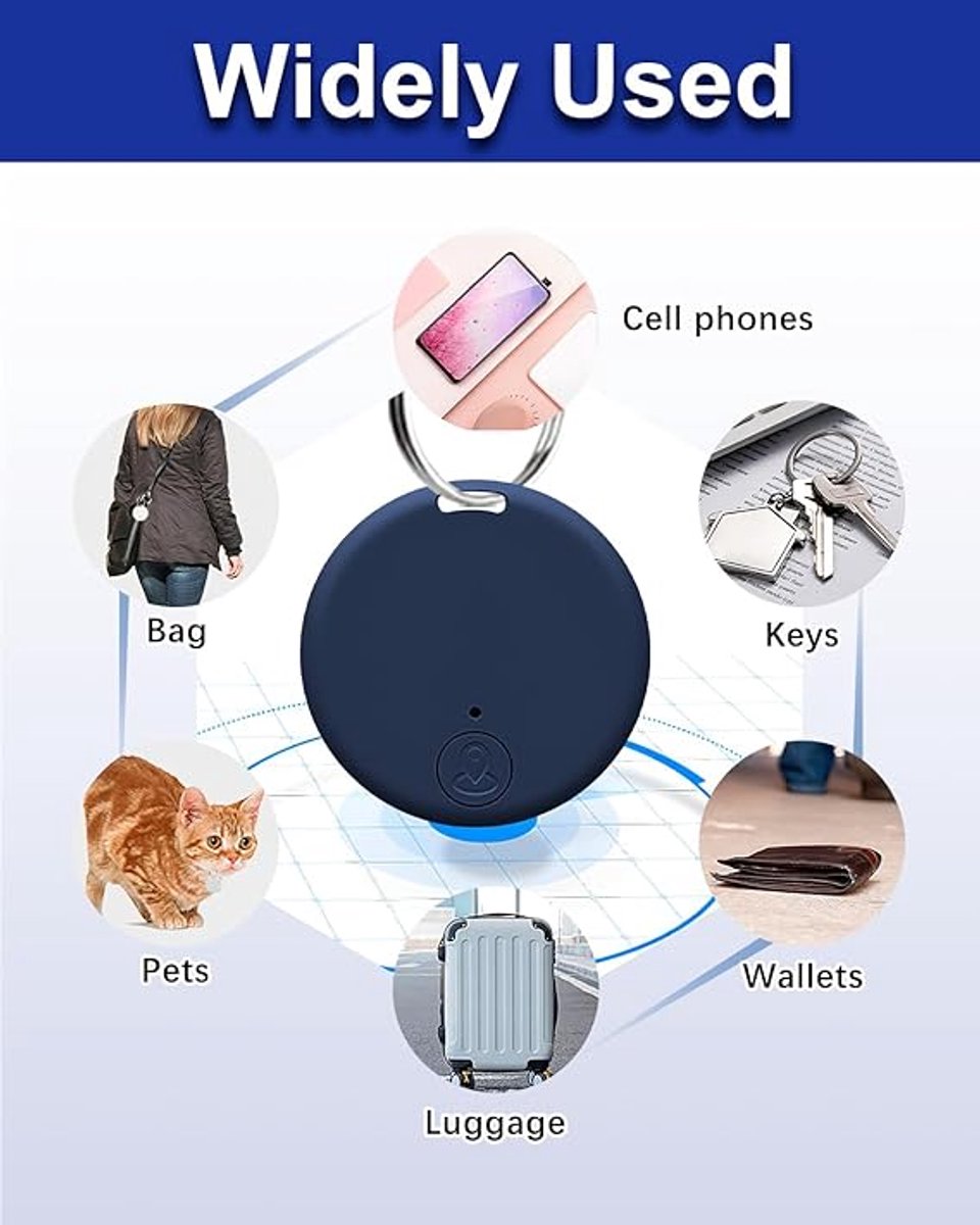 TOTMOX Key Finder, set van 4 intelligente Bluetooth-trackers