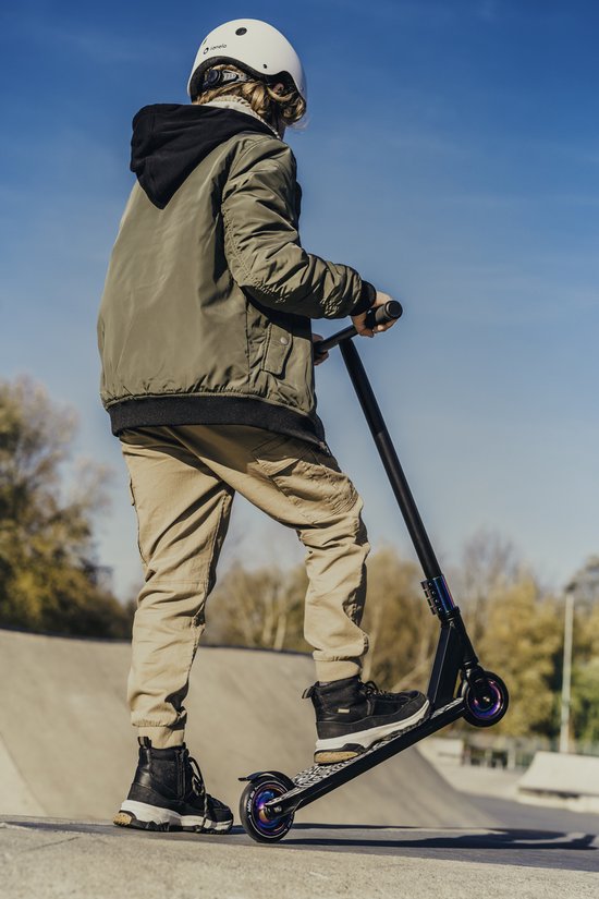 Lionelo Whizz - Step - 110mm - T-Bar - 100KG - voor Jongens en Meisjes - Steel rem - Kinderstepjes