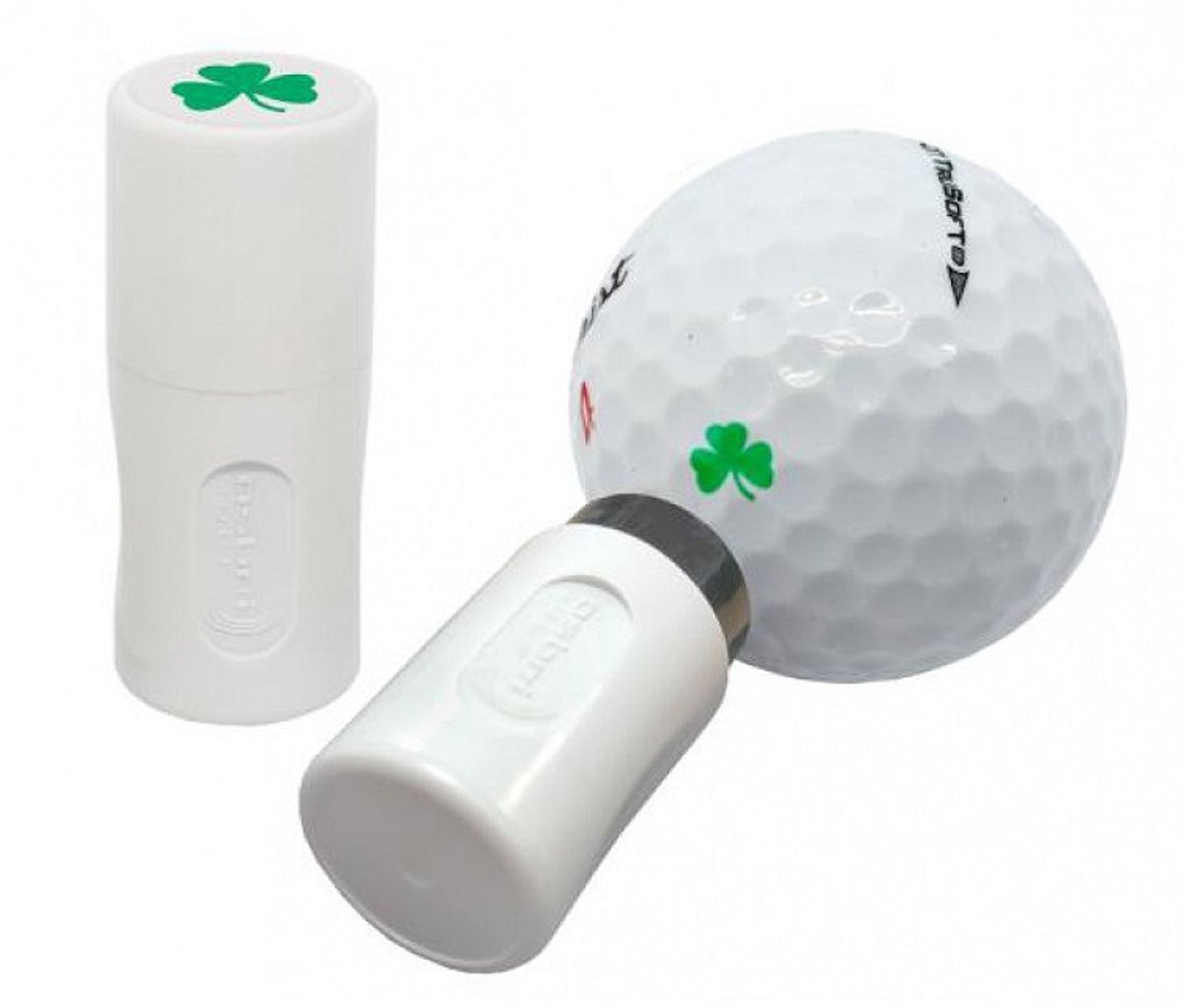 Asbri - Golfbalstempel - Klavertje - Groen