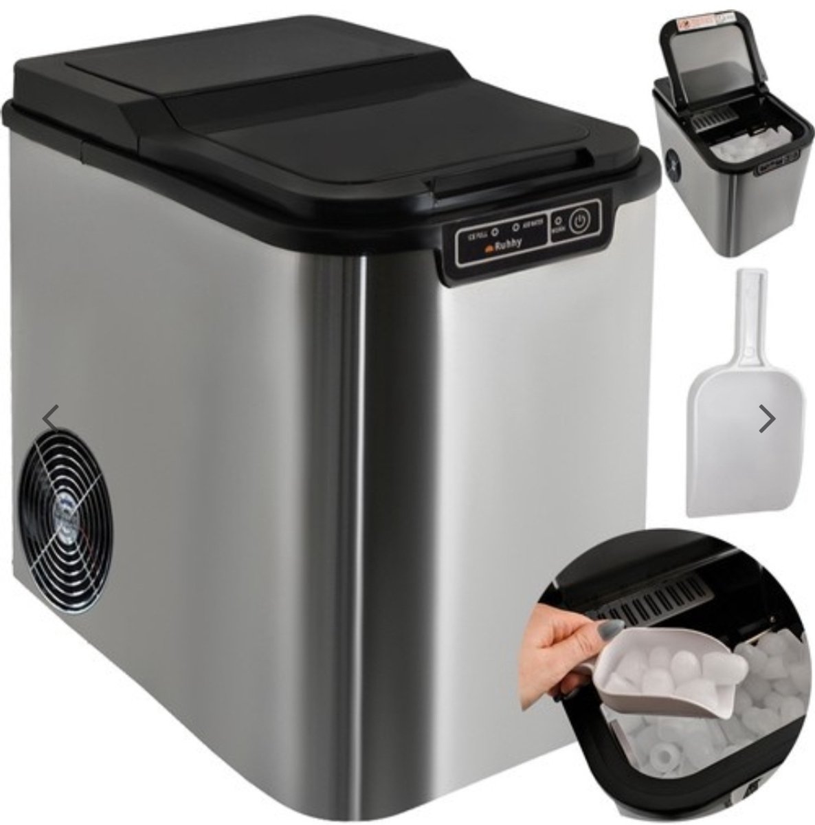 Ilso ijsblokjes machine - ijsmachine - ijsklontjes - ice cube maker - 12KG/24U - 120W