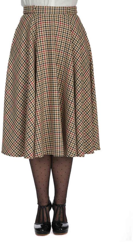 Banned Greta 40s Swing Rok Zwart