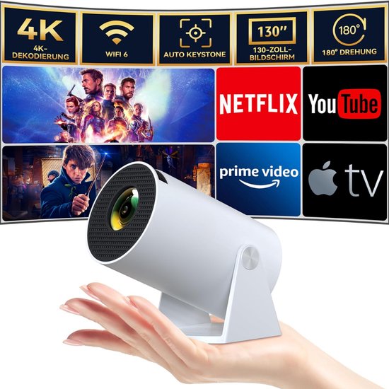 Lexium Mini beamer - Projector - Beamerscherm - Projectiescherm - Outdoor & Indoor Projector -