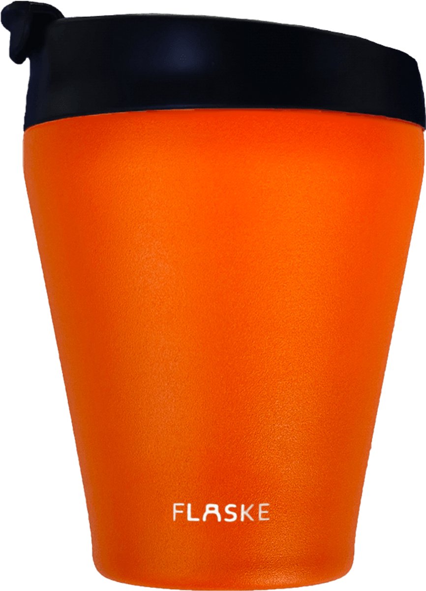 FLASKE Koffiebeker Coffee Cup 200ML - Sunrise - RVS Koffiebeker to Go van 200ML