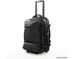 Locus Amicus 2-in-1 Trolley Rugzak - Vacuüm Compressie met Pomp - Anti-diefstal & USB - Uniek Reis Cadeau