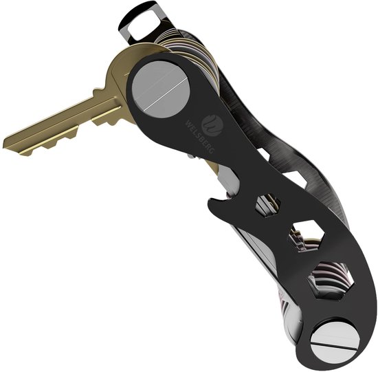 Spigen Life Karabiner mit Magnetischer Schlüsselanhänger | Abnehmbarer Schlüssel Organizer | Auto Schlüssel | Carabiner | Keychain - Schwarz Spigen Life Karabiner mit Magnetischer Schlüsselanhänger | Abnehmbarer Schlüssel Organizer | Auto Schlüssel | Carabiner | Keychain - Schwarz