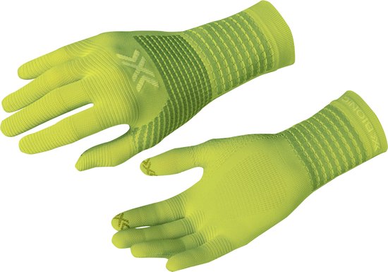 Gants de sports d'hiver X-Bionic pour le ski et le snowboard - Régulation optimale de la température, adhérence améliorée et matériaux durables pour des performances et un confort optimaux - Yellow Hi visibilité, L/XL