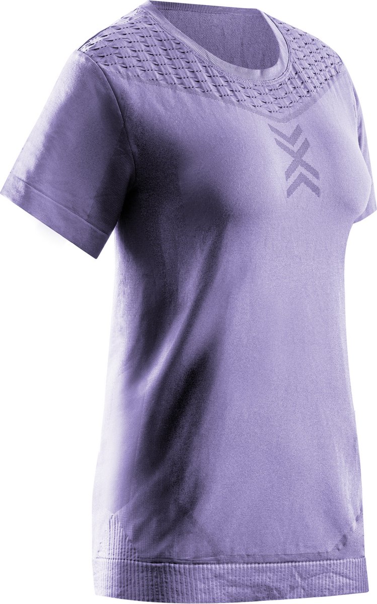 X-Bionic X-Ential Sportshirt Dames Korte Mouw Dusty Lavender - Maat L