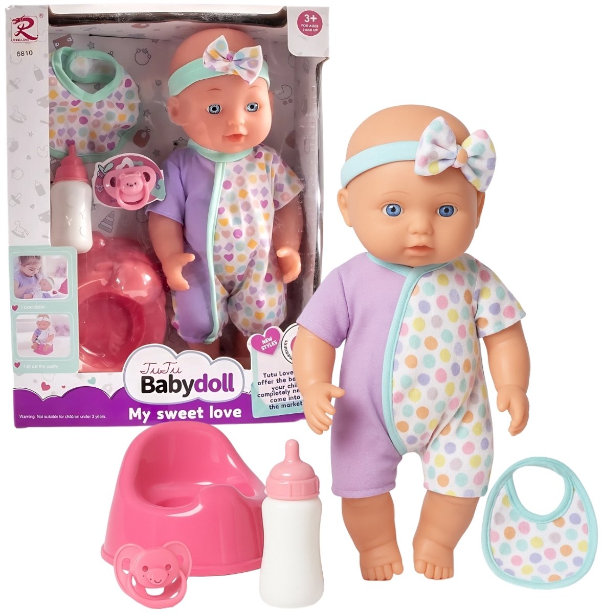Babypop met Badjas, 20cm online kopen? | Speelgoed