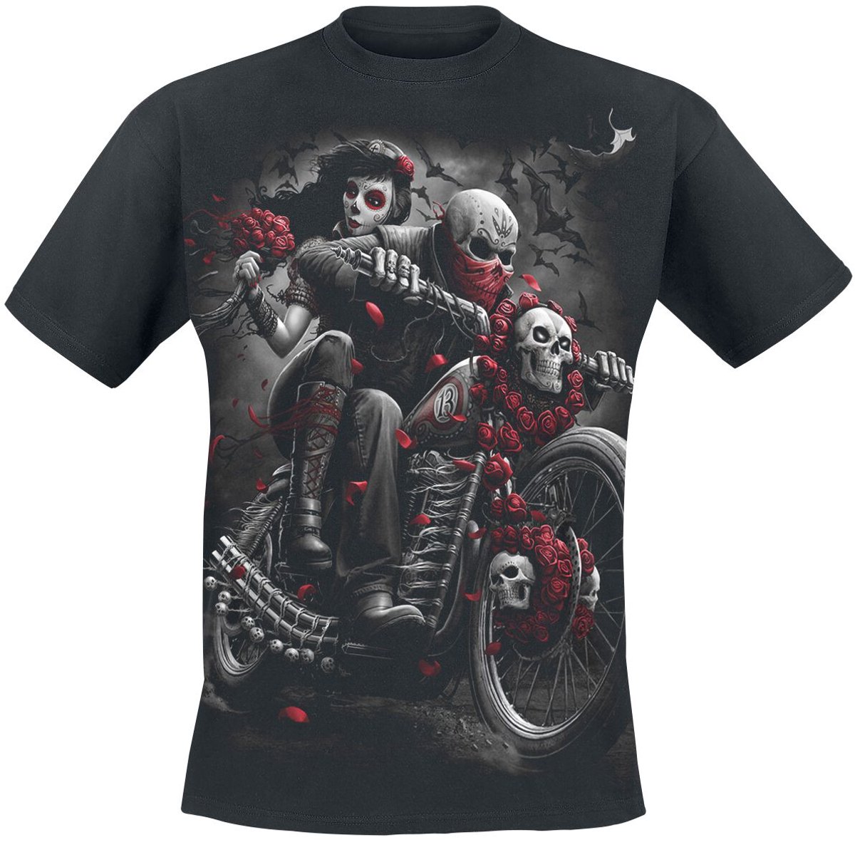 Spiral DOTD Bikers Heren T-shirt - zwart - XXL