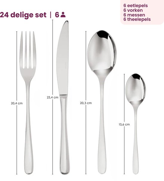 Couverts Sambonet Taste 24 pièces or