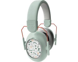 KIDYWOLF KIDYNOISE Kinder Gehoorbescherming Groen – 25dB Geluidsreductie, Opvouwbaar & Verstelbaar, 5+
