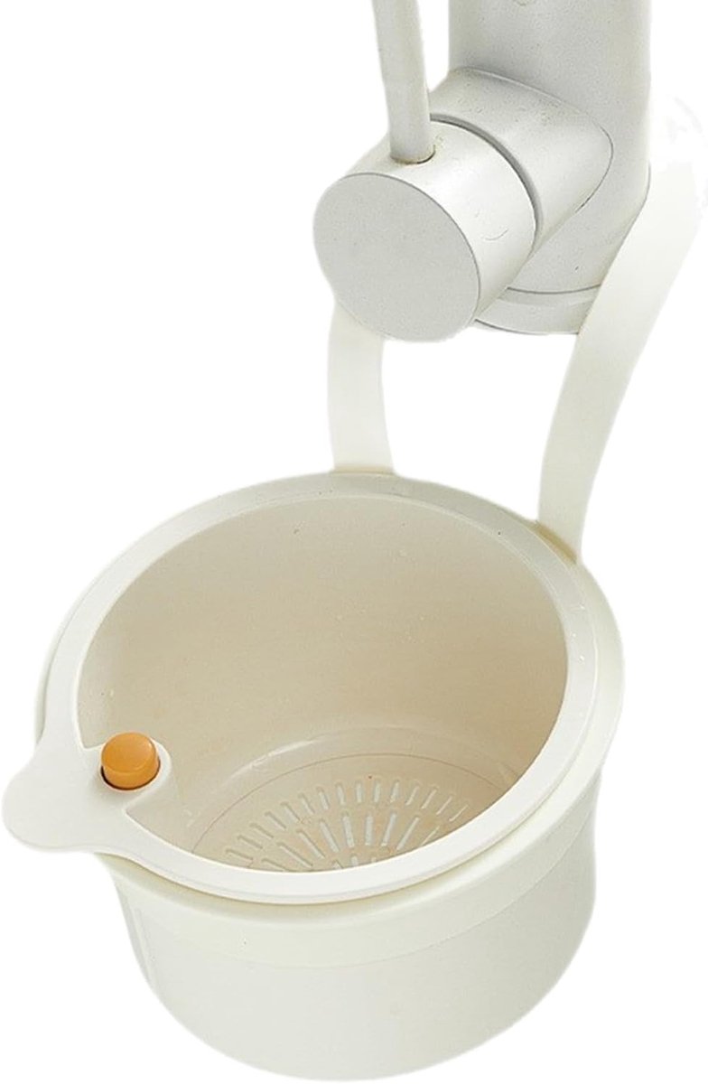 Kitchen Sink Strainer, Hangable Food Filter, 5.12x5.59x7.95 Inches Catcher Tool, Waste Filter Basket Hanging Easily to Catch Fruit Vegetable Debris for Restaurant Buffet Use