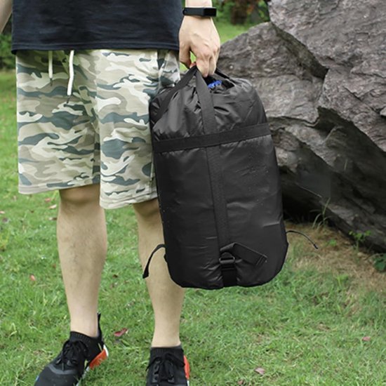 Compressiezak - 44x22x22cm Waterdichte ultralichte opbergzak - Slaapzak opbergzak met stofhoes - Geschikt voor slaapzakken, backpacken, wandelen, kamperen, reizen - S van Merkloos — afbeelding 4