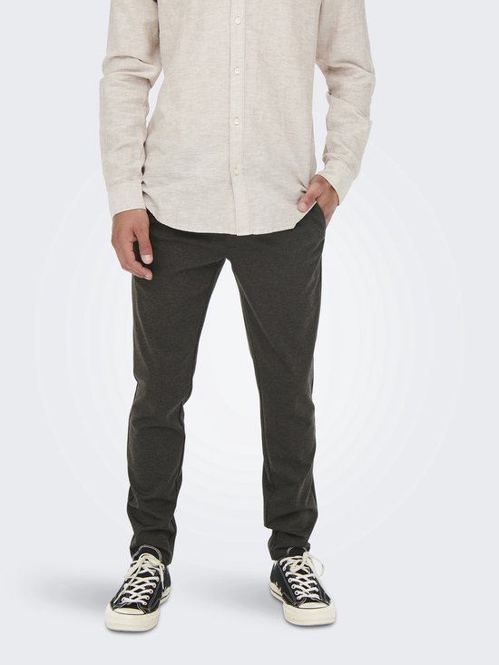 ONLY & SONS Onsmark Slim Ditsy 020934 broek, navy, 30W