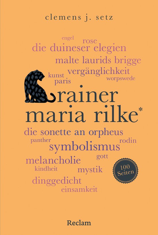 Reclam 100 Seiten - Rainer Maria Rilke. 100 Seiten - cover