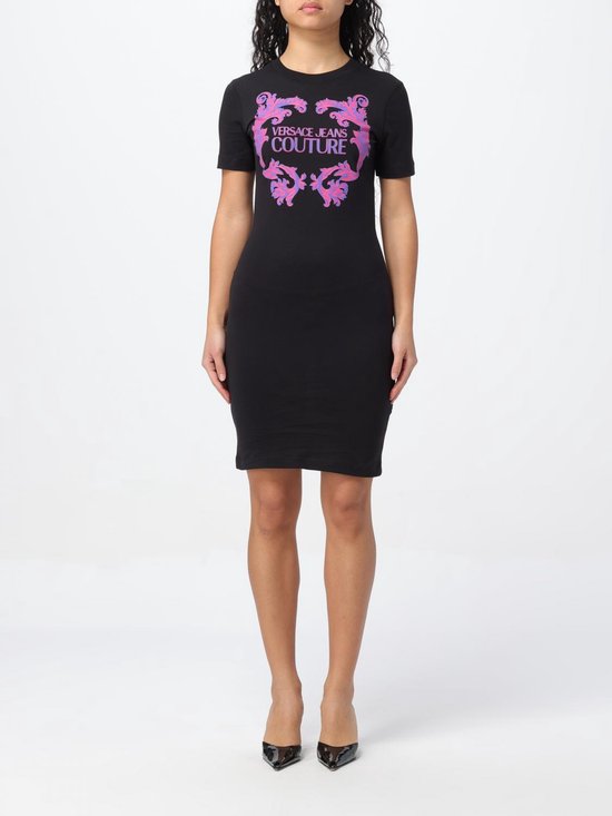 Short dress with logo