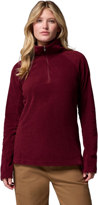 Pull d'extérieur demi- Zip Columbia Glacial™ IV pour femme - Vin riche