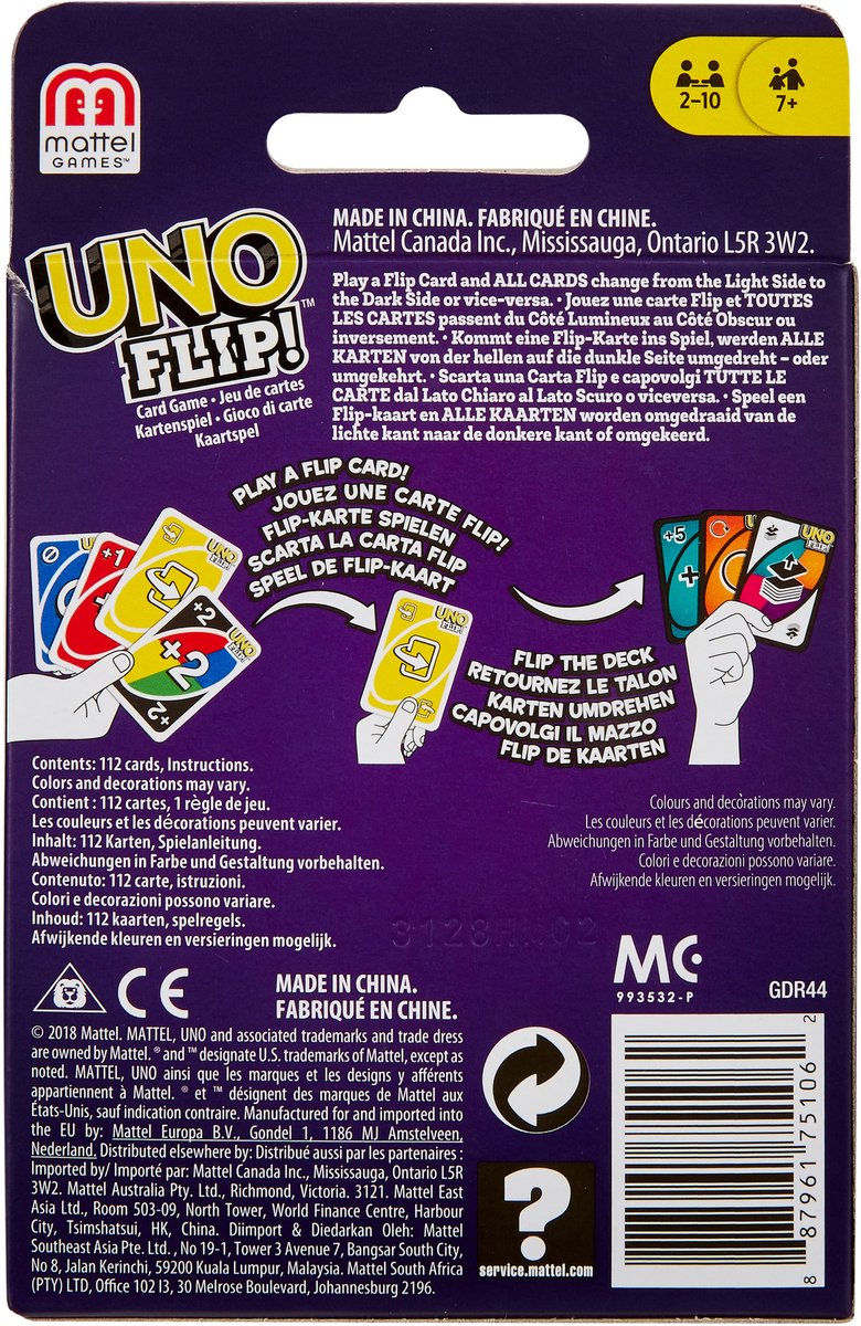Mattel Games UNO Flip Kaartspel — afbeelding 7