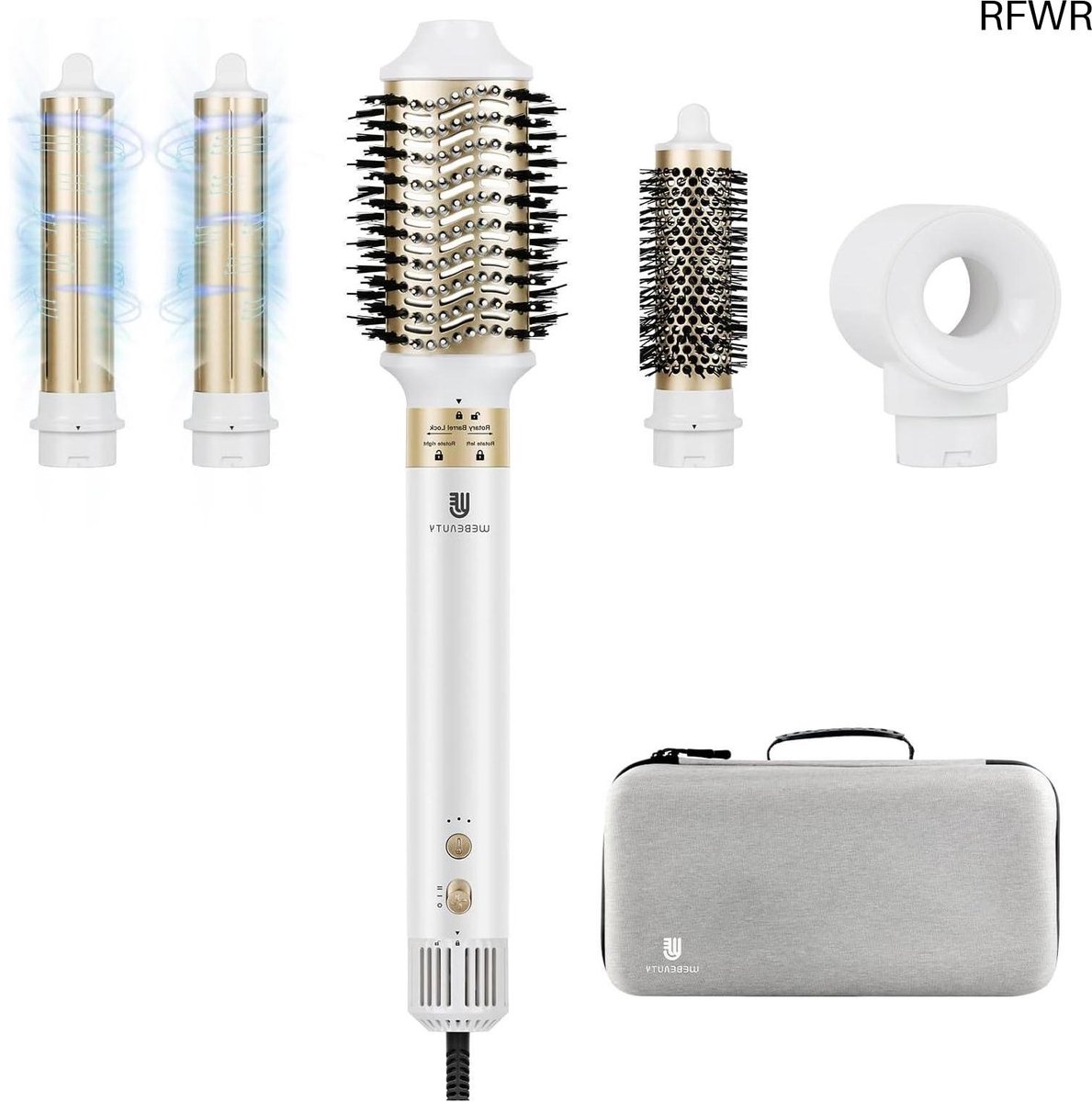 RFWR® 5-in-1 Luchtborstel en Air Styler voor Snel Drogen en Stylen van Haar