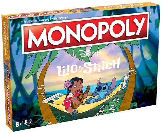 Monopoly Lilo and Stitch BORDSPEL ENGELSTALIG
