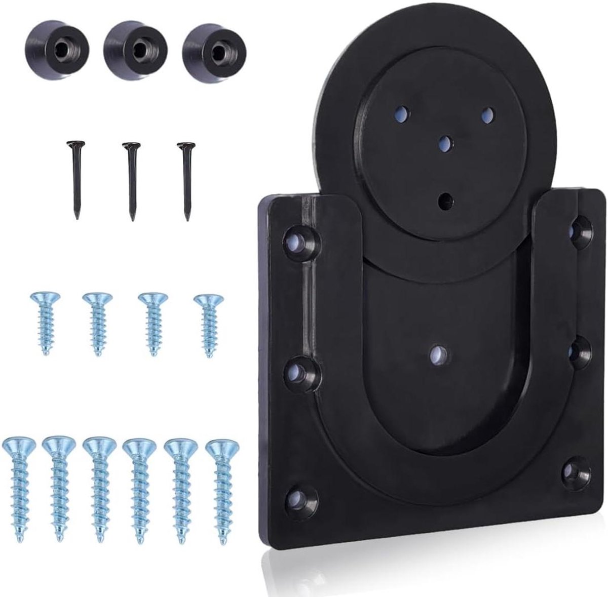 Allecto Plus - Wall Mount voor Darts - Stevige Bevestiging voor Dartbord met Schroeven - Universele Houder voor Stalen Darts - Eenvoudige en Veilige Installatie - Inclusief Meetlint