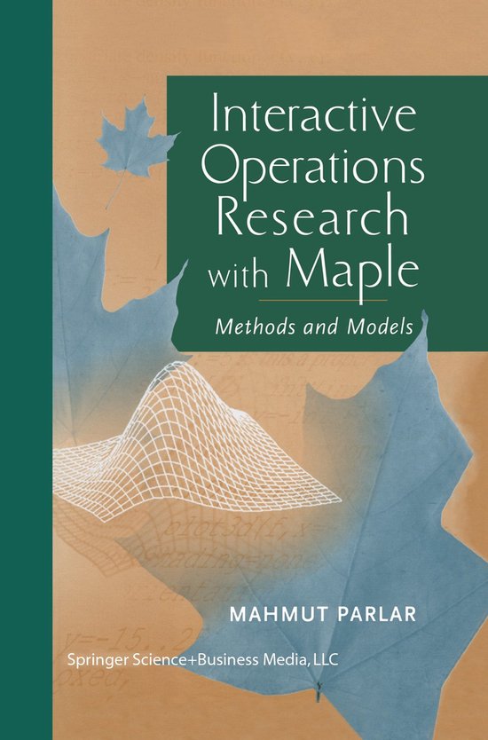 Interactive Operations Research with Maple - cover