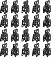 Allecto Plus - Auto Voering Clips - Set van 20 stuks - Vervangingsonderdeel 1490222 - Geschikt voor Ford Fiesta, Focus C-Max en Focus - Zwart