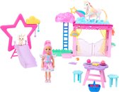 Bol.com Barbie A Touch of Magic - Barbie speelset - Met pop en accessoires aanbieding