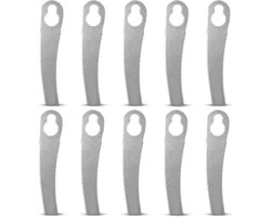 Lawn Mower Messen Set van 10 Metalen Trimmers - Metalen Mes - Metalen Accessoires - Metalen Mes Rand Snijder Vervangend Mes voor Bosmaaier - Metalen Mesjes Gemaakt van Metaal (B)